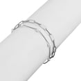 thumbnail image 2 of Wentin Reduced Anklet Fashion Simple Foot Accessories Female Personality Creative Double Handmade Pearl Chain Plus Flat Chain Anklet, 2 of 5