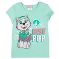 thumbnail image 3 of Paw Patrol Everest Girls Cosplay Costume T-Shirt Mesh Skirt Tulle Cape and Mask 4 Piece Outfit Set Toddler to Big Kid, 3 of 5