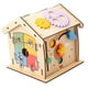 thumbnail image 4 of Montessori Busy Board Casa de madera Juguete Sensorial Habilidad fina Clasificador de madera Juguete Centro de actividades de madera Juguetes, 4 of 9