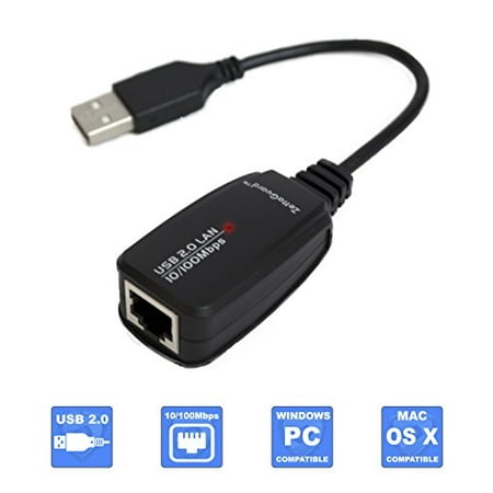 Zettaguard Usb To Ethernet 10 100 Rj45 Fast Lan Wired Network Usb Ethernet Adapter And Port For Nintendo Switch Wii Wii U Macbook Chromebook Windows 10 Linux Asix Ax772 Chipset Walmart Canada