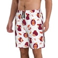 thumbnail image 2 of Fotbe Cartoon Hedgehogs Trajes de Baño Estampados para Hombre, Shorts de Verano de Secado Rápido, Ropa de Playa, Bañadores-Medium, 2 of 6