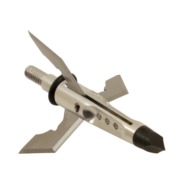 Bloodrush Expandable 3Blade Hunting Crossbow Broadheads, 3Pk, 100Gr