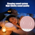 thumbnail image 2 of Sulaicai Bluetooth Pillow Speaker for Sleeping, Mini Portable Under Pillow Speaker with White Noise Timer Wireless Sleep Aid with Stereo Bass Private Sleep Headphones for Side Sleeper (Pink), 2 of 6