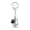 Silver, variant on Pet Urn Keychain Waterproof Moistureproof Cat Cremation Ash Jar Mini Dog Finger Storage Bottle with Puppy Paw Pendant Pet Souvenir