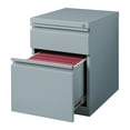 thumbnail image 4 of Hirsh 20" Deep Mobile Pedestal File Cabinet 2 Drawer Box-File, Letter Width, Platinum, 4 of 5