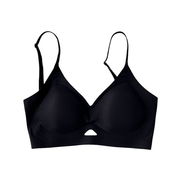Brasier sin Varillas Mujer Este Es Un Sujetador con Espalda Semi Fija Hecho de Tela Transpirable con Copa Gruesa y sin Aros de Acero. Mediana