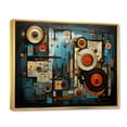 thumbnail image 2 of Designart "Array of Electricity I" Abstract Collages Floater Framed Wall Art Print, 2 of 7
