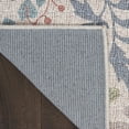 thumbnail image 3 of 10' Runner Cream Floral Power Loom Washable Non Skid Runner Rug, 3 of 10