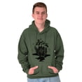 thumbnail image 5 of Diamond Bleeding Heart Compass Hoodie Sweatshirt Women Men Brisco Brands X, 5 of 6
