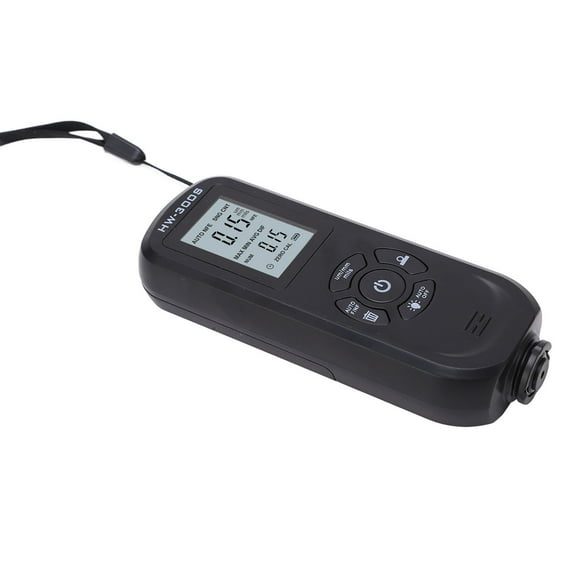 Paint Thickness Gauge, Digital Display Coating Tester 3 Units High Accuracy For Automotive Black