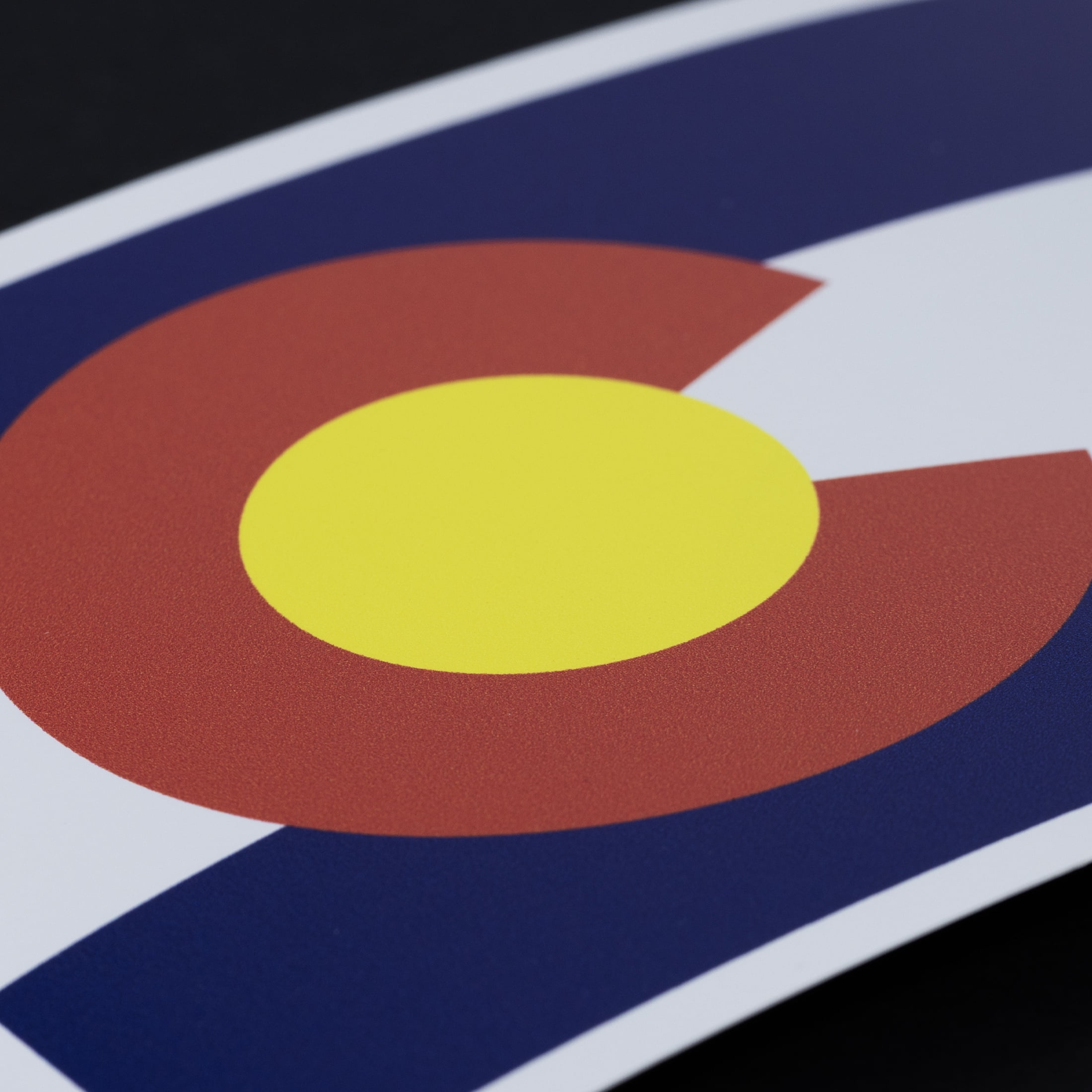 (2 pack) Auto Drive Colorado State Vinyl Auto Decal, Multicolor, 5.875” x 4.25”