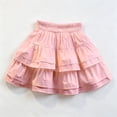 thumbnail image 5 of SUYIDA Girls Layered Ruffle Shorts Casual Summer Wear Lightweight Comfort Easy Move Back to School Spring Outfit Shorts, 5 of 5