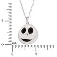 thumbnail image 5 of Disney Nightmare Before Christmas Women's Rhodium Plated Crystal Pendant Necklace, 5 of 6