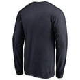 thumbnail image 3 of Men's Navy Seattle Mariners Splatter Logo Long Sleeve T-Shirt, 3 of 3