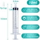 thumbnail image 2 of Jeringa de 10 ml para líquidos, uso oral, laboratorios científicos, medición, dispensación, con tapón - paquete de 4, 2 of 5