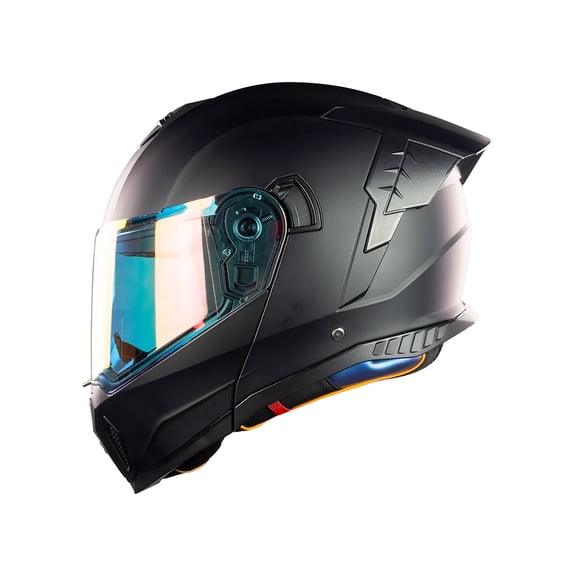 Casco Abatible De Moto Xkov Mamba Negro Mate Ece 2206