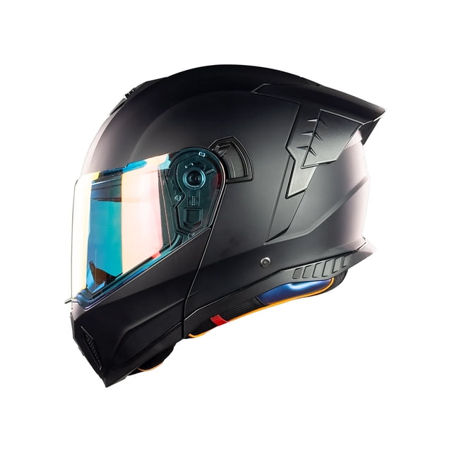 Casco Abatible De Moto Xkov Mamba Negro Mate Ece 2206