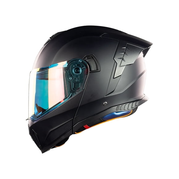 Casco Abatible De Moto Xkov Mamba Negro Mate Ece 2206