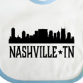 thumbnail image 4 of Inktastic Nashville Tennessee City Skyline Boys or Girls Baby Bib, 4 of 4