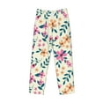 thumbnail image 4 of Balery Men'S Cute Flower Pants,Sleepwear Pants,Pajama Pants,Pj Bottoms Drawstring And Pockets-Small, 4 of 9