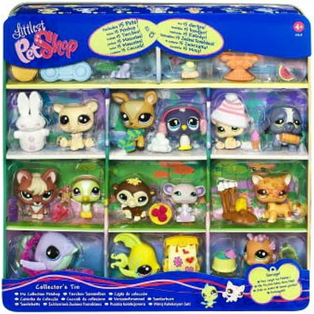 Littlest Pet Shop NCF LPS TIN PET SHOP COLLECTIBLE - Walmart.com