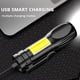 thumbnail image 5 of Lámpara Linternas de bolsillo de mano con luz lateral USB COB portátiles para viajes al aire libre Ndcxsfigh Para estrenar, 5 of 9