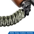 thumbnail image 6 of AIRKOUL Rifle 550 Paracord Rifle Sling Shotgun Crossbow 2 Point Adjustable Swivel,Green,1 PCS, 6 of 10