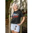 thumbnail image 3 of Ohio Homestate Strong OH Patriotic Plus Size Crewneck Graphic Tee Shirt Brisco Brands 2X, 3 of 4
