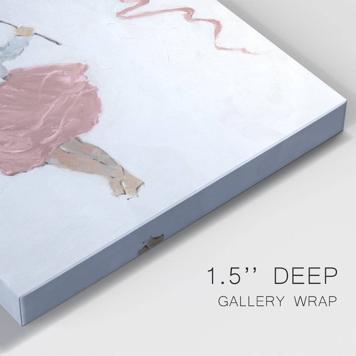 Girl Catching Wind Premium Gallery Wrapped Canvas - Ready to Hang