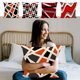 thumbnail image 1 of Fundas decorativas de cojín con rayas geométricas con purpurina - Fundas de cojines de poliéster suave de 18x18 pulgadas para sofá, sillón, decoración de dormitorio, 1 of 6