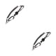 thumbnail image 2 of Naiovety Clips de liberación rápida para pesca, soporte de red multiusos para exteriores, senderismo, viaje, escalada, mosquetón, aparejos de Negro 2piezas, 2 of 6