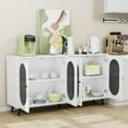 thumbnail image 3 of White Modern Style - Versatile Usage for Small Spaces - Bedroom Bedside - Blend into Room Decor, 3 of 6