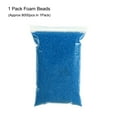 thumbnail image 4 of Uxcell Lightweight Foam Beads Foam Balls for DIY Dolls Filling Party Decoration 1 Pack Lake Blue 2-3mm, 4 of 7