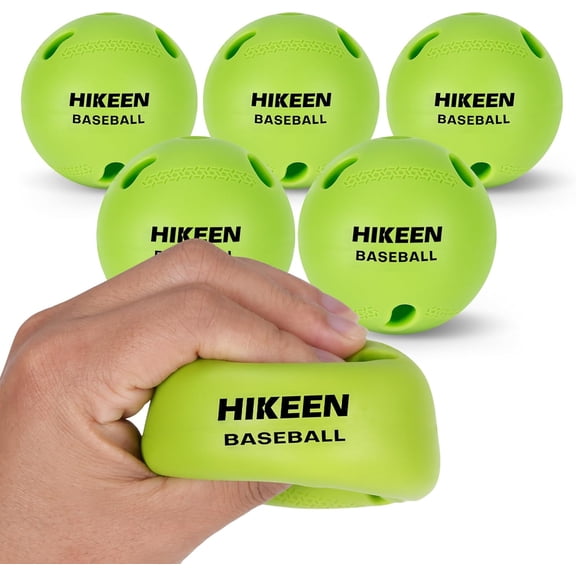 6 Pack Limited Flight Practice Baseballs – Safe & Durable for Small Space, Regulation Size Training Baseballs for Hitting, Pitching & Batting