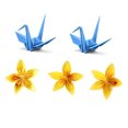 thumbnail image 3 of ETHZZLE 100 Pcs Small Origami Paper Squares for Arts and Crafts in Assorted Colors, 3 of 8