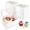 1+2/4pcs, variant on 4 Packs 1+2 Bento Cake And Cupcake Box With Clear Window Fit 2 Cupcakes 1 Mini For Packaging Gift Baked Goods