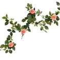 thumbnail image 4 of Enredaderas de Rosas Artificiales, Enredaderas de Flores, Accesorios de Fotografía, Colgantes, Guirnaldas Florales Artificiales para Centro de Mesa, T perfecl Guirnalda de flores, 4 of 8