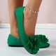 thumbnail image 5 of Zapatos Planos de Mujer Vestidos Casual de Moda Y Casual Primavera Y Verano Versátil Tamaño Grande con Falda Punteado-Pie Zapatos Planos Mujeres Vestidos Cómodos, 5 of 8