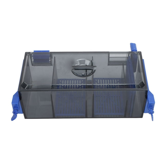 Filtro de Cascada de Peces Colgantes, Cuelgue del Filtro de la Caja del Acuario de Doble Cara Oxímeno Rico en Silencio Con Medios de Filtro de Cultivo Para Acuarios