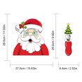 thumbnail image 2 of Riwesomey Etiqueta engomada del limpiaparabrisas de la ventana trasera del coche de Papá Noel estilo de coche de Navidad divertido brazo que agita las Automoción decorativa y accesorios No.08 Riwesomey VI1434-08B, 2 of 6