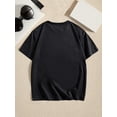 thumbnail image 2 of 1pc Men'S Summer T-Shirt - Casual Crew Neck with Geometric Beaver & Liquor Bottles Print, Slight Stretch Regular Fit Short Sleeve Top for Daily Wear, 2 of 5