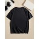 thumbnail image 2 of 1pc Men'S Summer T-Shirt - Casual Crew Neck with Geometric Beaver & Liquor Bottles Print, Slight Stretch Regular Fit Short Sleeve Top for Daily Wear, 2 of 5