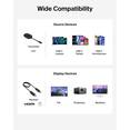 thumbnail image 5 of Belkin ConnectAir Wireless HDMI Display Adapter for USB C Laptop, Tablet, Phone, Projector – Compact Plug & Play Receiver, 1080p@60Hz HD Streaming, Screen Sharing, Travel Accessories - No WiFi Needed, 5 of 7