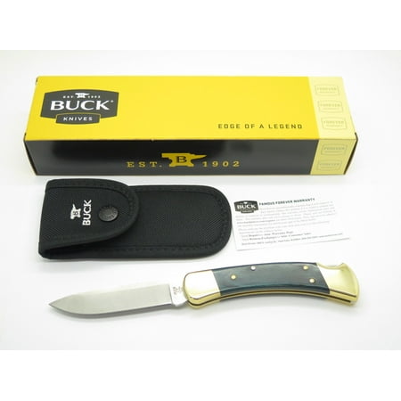 - BUCK 110 110BO44 FOLDING HUNTER LOCKBACK KNIFE CUSTOM BUILDOUT INDIGO BLUE