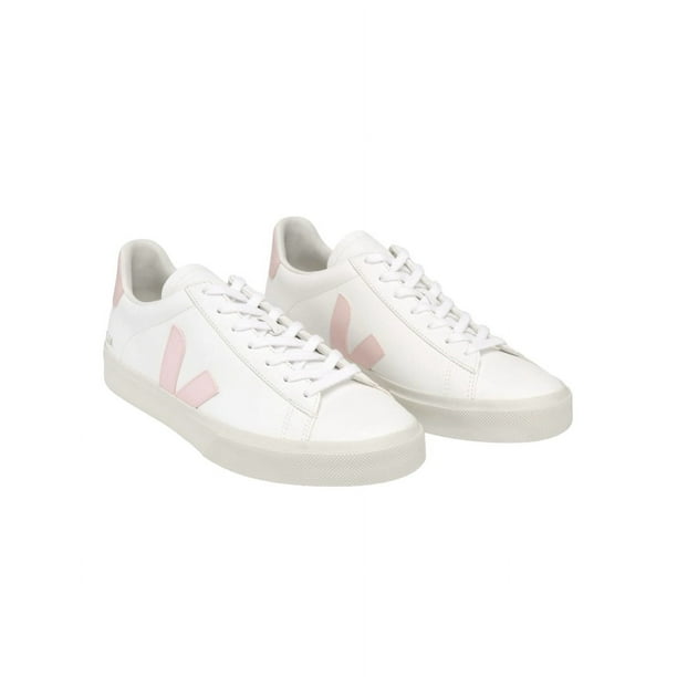 Tenis Veja de campo para mujer con logo rosa talla 24 Bodega