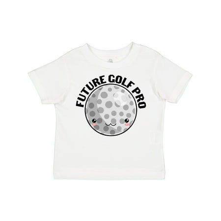 

Inktastic Future Golf Pro with Cute Golf Ball Gift Toddler Boy or Toddler Girl T-Shirt