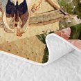 thumbnail image 5 of Homewish Retro Bull Skull Twin Quilt Set,Desert Plant Cactus Twin Coverlet Set,Brown,2-Piece, 5 of 7