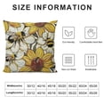 thumbnail image 5 of PHYHOO  Home Sweet Home Bee Sunflower Throw Pillow Covers, Love Lives Here Spring Summer Stripes Cushion Case for Sofa Couch, 5 of 5