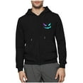 thumbnail image 5 of Txeol Dialysis Sweatshirts for Men with Arm Zipper Full-Zip Hemodialysis Hooded Jacket Outdoor Warm Sweatshirt Hoodies,Black,XL, 5 of 7