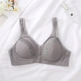 thumbnail image 3 of Sngxgn Wireless Bras for Women Bras for Women Comfort(Grey,38), 3 of 5